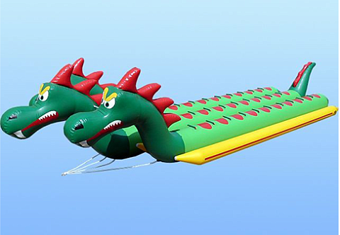 &quot;ДРАКОН-ДАБЛ&quot; - буксируемый аттракцион надувной двойной, тройной дубль-банан. Водный, зимний