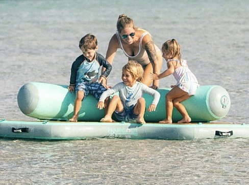 Надувная платформа-секция для отдыха на воде, море, озере