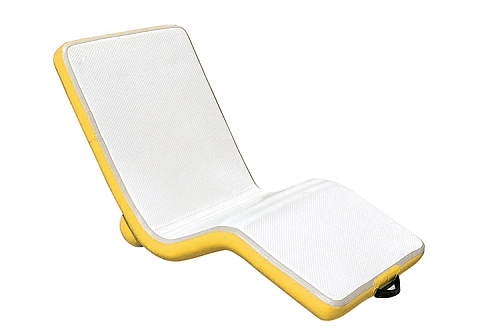 Одноместный надувной бескаркасный шезлонг, лежак для платформы, бассейна, пляжа