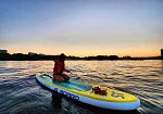 Надувная доска SUP BOARD  (сапборд) Wave 11" (335*82*15 см) с веслом из AIRDECK (DWF) ТаймТриал