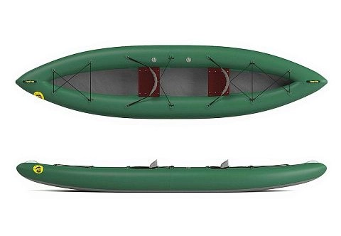 «ЩУКАРЬ-380» - двухместный легкий надувной паккаяк (пакрафт) из ПВХ