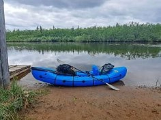 Фотография "АВРОРА" - легкий высокоскоростной пакрафт из ТПУ для сплавов по озерам, бурной воде из ткань ТПУ (TPU) 210D ТаймТриал