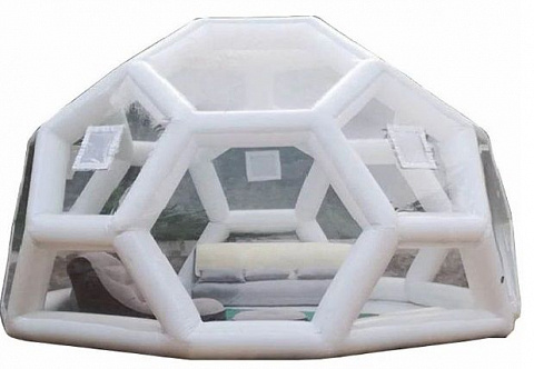 Надувной прозрачный герметичный купол