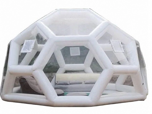 Надувной прозрачный герметичный купол