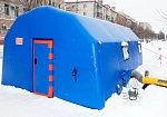 Фотография "ПКП ТТ-27" - надувная пневмокаркасная палатка 6,5 м на 4,2 м из ткань ПВХ (PVC) ТаймТриал