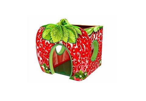 Мягкий модуль «Клубничка»