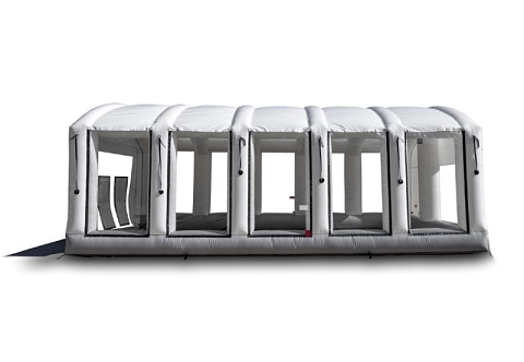 Надувная камера (палатка) ПВХ для покраски и ремонта автомобиля 9,2х5,2 м