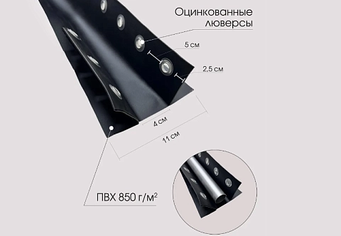 Двойная люверсная лента, полоса для надувных лодок, байдарок ПВХ