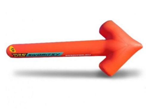 Аэродромный герметичный ветроуказатель «Надувная стрелка» для парашютистов