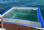 Надувной бассейн для купания в открытом море (понтонный) 