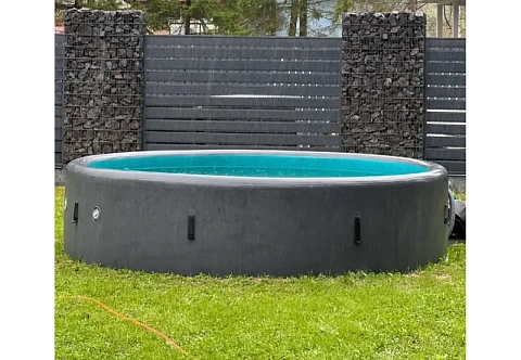 Круглый надувной бассейн IPOOLGO для отдыха из  из AirDeck Drop Stitch