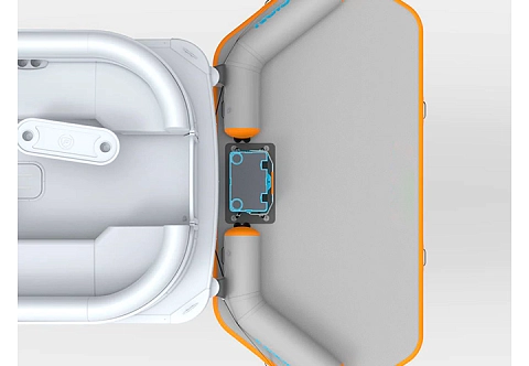 Надувная платформа для отдыха и купания 