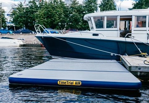 Надувная платформа для ремонта, обслуживания судна, яхты, катера