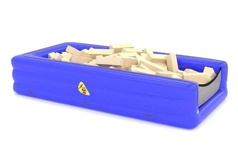 Надувная мобильная поролоновая яма с надувным дном для зоны приземления в акробатике, гимнастике