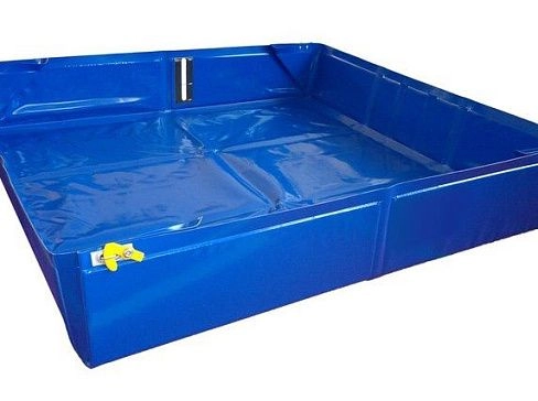 Защитный складной поддон ПВХ бескаркасный складной