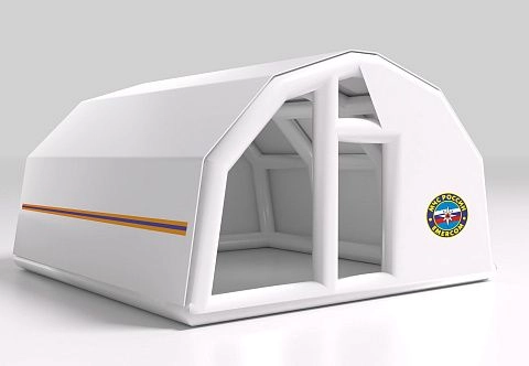 Надувная палатка МЧС — пневмокаркасный мобильный модуль