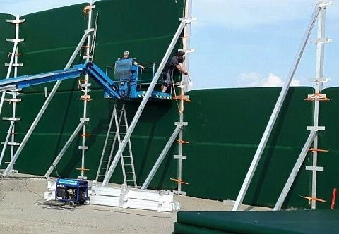 Надувные звукоизоляционные мобильные панели из AIRDECK