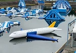 Фотография "САМОЛЕТ" - надувной водный аттракцион для воды, детей, бизнеса, для озера, в аквапарк, море из ткань ПВХ ТаймТриал