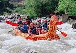 Фотография "RAFT ЛАДЬЯ" - эксклюзивная надувная лодка-рафт из ПВХ размером 16F, 18F, 20F для сплава с надувным дном из ткань ПВХ (PVC) ТаймТриал