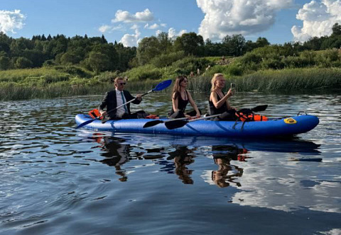 «ЩУКАРЬ-540» - четырехместный легкий надувной паккаяк (пакрафт) из ПВХ