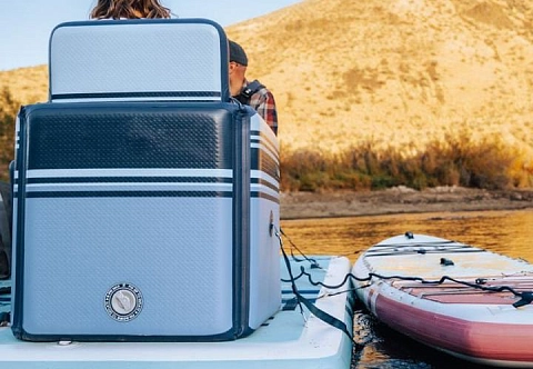 Надувное бескаркасное разборное кресло из AirDeck Drop Stitch