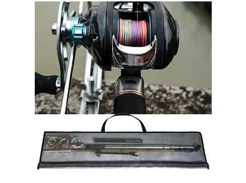 Прозрачная водонепроницаемая сумка (чехол) из ПВХ для переноски рыболовной удочки