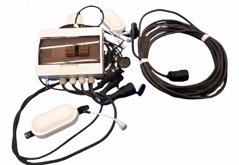 Комплект электрооборудования для надувных пневмокаркасных палаток