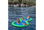Фотография "MEGACHILL" - надувная фигурная платформа с сеткой для отдыха на воде из AIRDECK (DWF) ТаймТриал