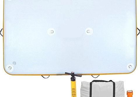 Надувной SUP плот-платформа из AirDeck для отдыха на воде