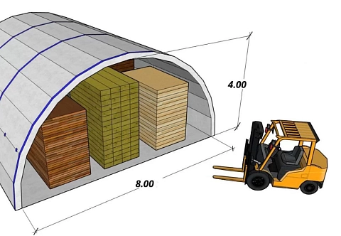 Надувная модульная палатка из AIRDECK