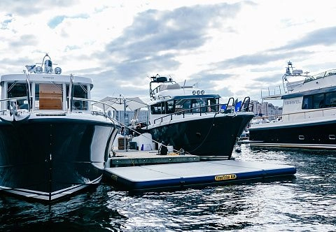 Надувная Аэроплатформа из AirDeck Drop Stitch для отдыха на воде и обслуживания Яхт