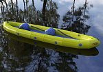 Фотография "ЭКШН-430" - двухместная надувная лодка ПВХ с надувным дном с самоотливом (НДНД) из ПВХ ТаймТриал