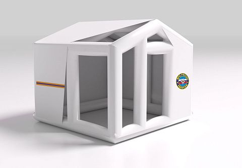 Надувная палатка МЧС — пневмокаркасный мобильный модуль Надувная палатка МЧС — пневмокаркасный мобильный модуль