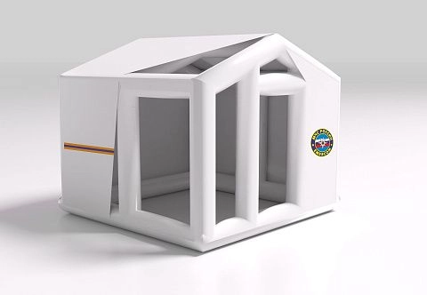 Надувная палатка МЧС — пневмокаркасный мобильный модуль