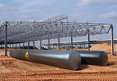 Надувная (пневматическая) опалубка для бетона