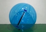 Фотография "АКВАЗОРБ ЦВЕТНОЙ" - аттракцион водный шар надувной из ТПУ с цветными секциями (красная, синяя) из ТПУ (TPU) 0,7 мм ТаймТриал