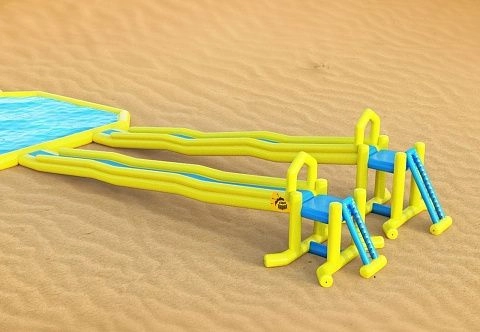 Надувной развлекательный комплекс «Аквапарк на берегу»