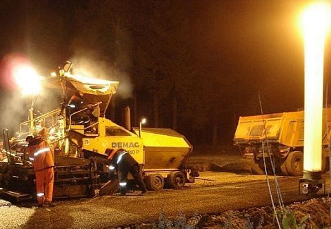 Световая вышка «Надувной фонарь для МЧС» с генератором