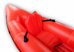 Надувное сиденье со спинкой "С-42" из ТПУ для байдарок, каяков, пакрафтов