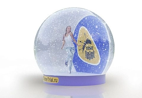 Прозрачная полусфера – Фотозона Snow Globe