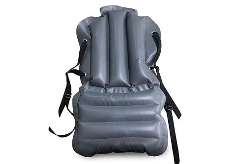 "С-35" - надувное сиденье с спинкой из ПВХ в лодку, байдарку или каяк