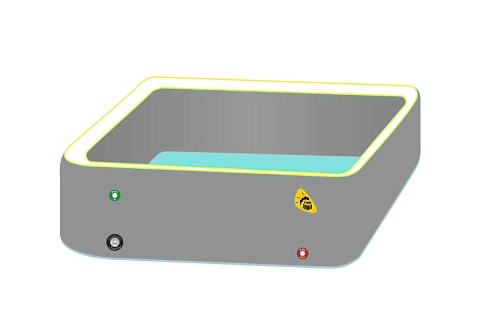 Прямоугольный встраиваемый надувной бассейн IPOOLGO для отдыха из AirDeck Drop Stitch