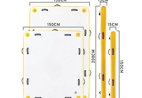 Надувная мини-платформа для отдыха, купания и развлечений на воде, море