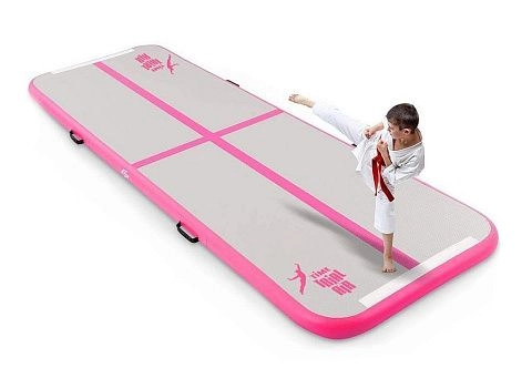 Надувной мат (дорожка) для тхэквондо, акробатики, гимнастики (2 на 6 метра)