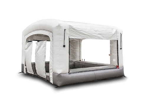 Надувная камера (палатка) ПВХ для покраски и ремонта автомобиля 3,6х3,6 м