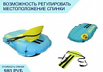 "ТОБОГГАН" - бескамерные надувные санки (ватрушки) для катания с горы из ПВХ ТаймТриал