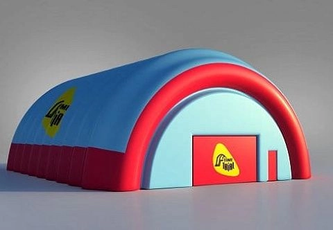 Пневмокаркасное надувное арочное сооружение