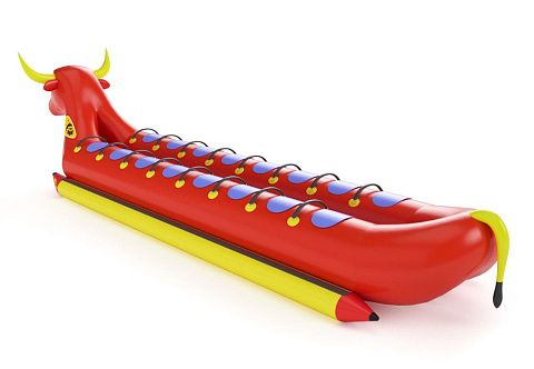 &quot;РАФТ БЫК-ДАБЛ&quot;- надувной буксируемый зимний, водный аттракцион дубль-банан