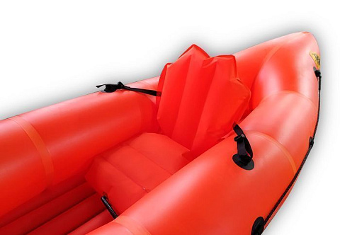 "С-42ТПУ" - надувное сиденье с спинкой из ТПУ для байдарок, каяков, пакрафтов