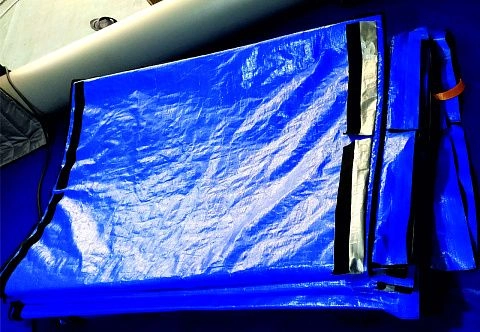 Утеплитель для пола в пневмокаркасную палатку